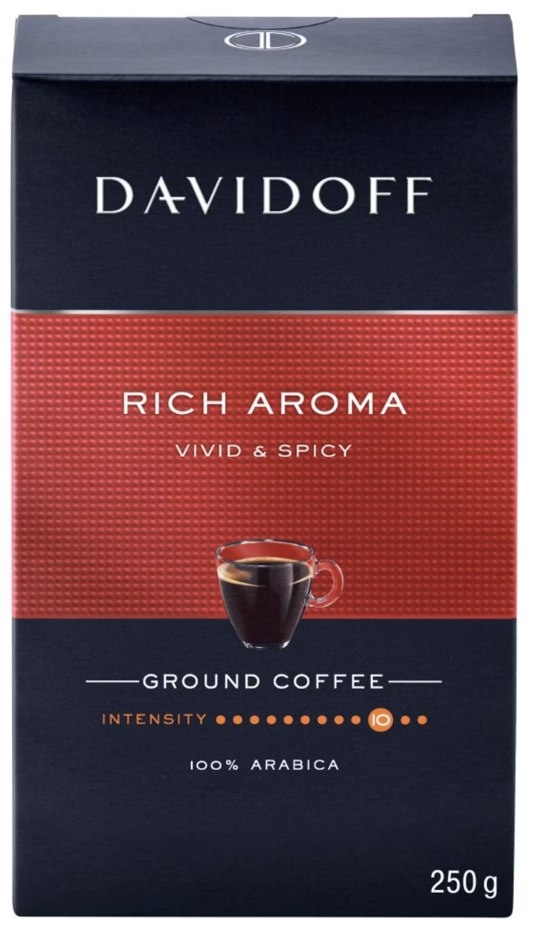 kawa davidoff rich aroma MIELONA 250g