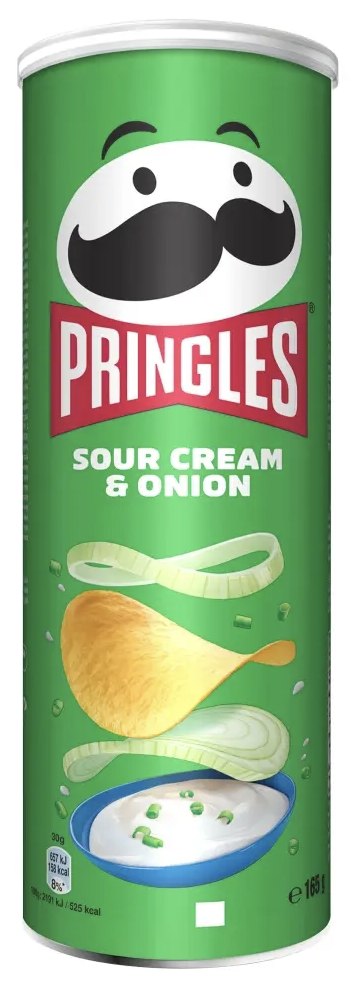 pringles chipsy 165g sour cream&onion