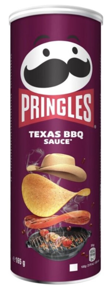 pringles chipsy 165g texas bbq sauce