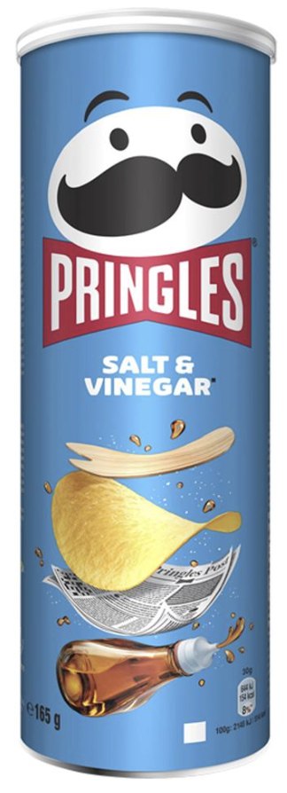 pringles chipsy 165g salt&vinegar