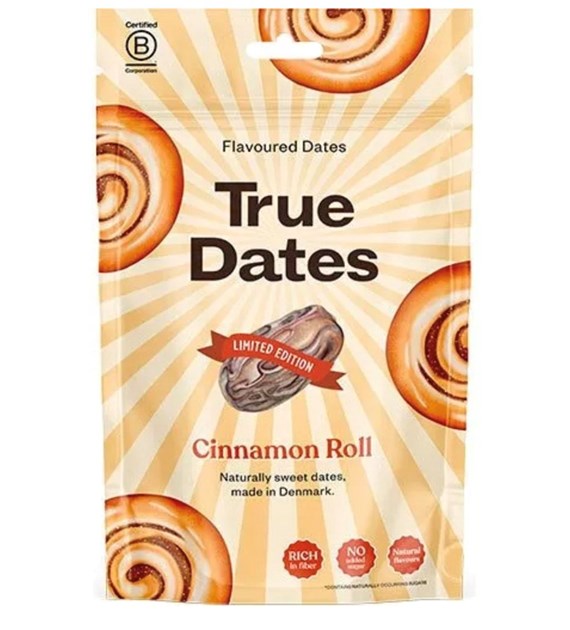 TRUE DATES daktyle cinnamon roll 100g