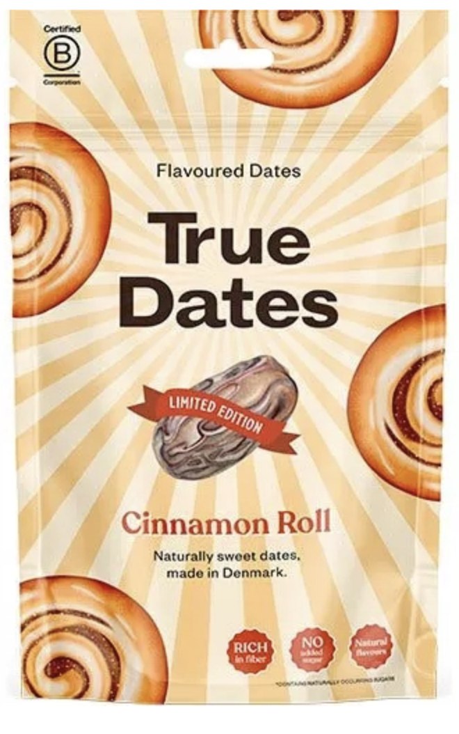 TRUE DATES daktyle cinnamon roll 100g