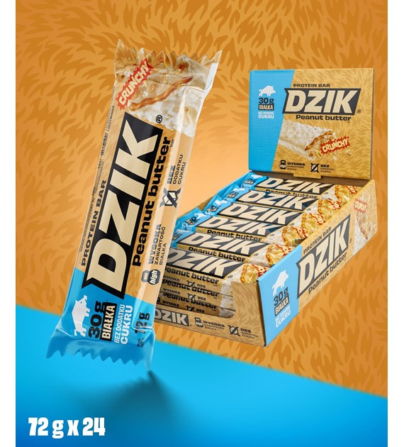 DZIK® PROTEIN BATON WHITE PEANUT BUTTER 72g