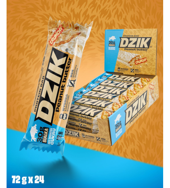 DZIK® PROTEIN BATON WHITE PEANUT BUTTER 72g