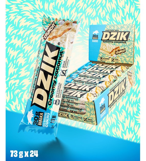 DZIK® PROTEIN BATON CREAMY COCONUT 73g