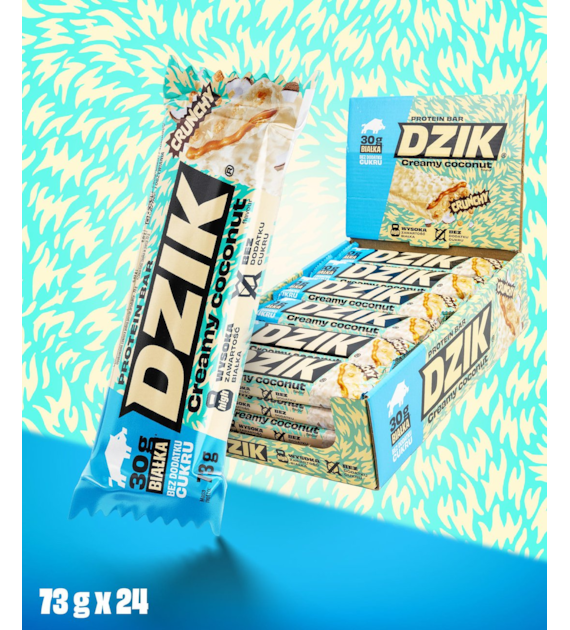 DZIK® PROTEIN BATON CREAMY COCONUT 73g
