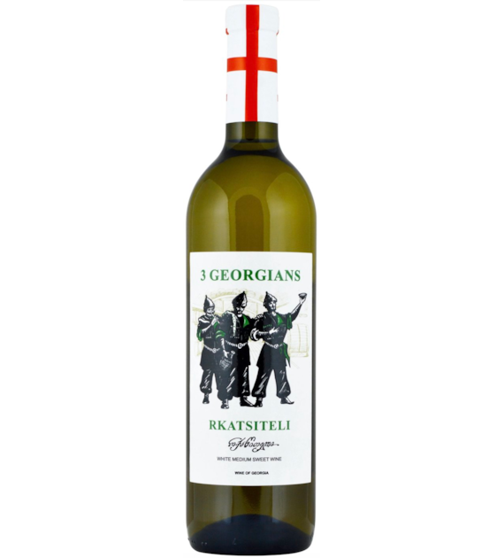 3 Georgians Rkatsiteli Medium Sweet 0,75 L EXT