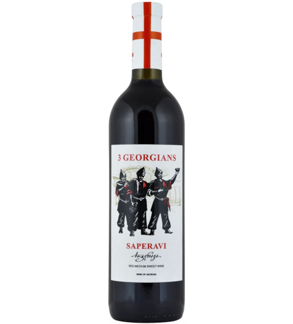 3 Georgians Saperavi Medium Sweet 0,75 L EXT