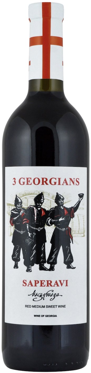 3 Georgians Saperavi Medium Sweet 0,75 L [wine]