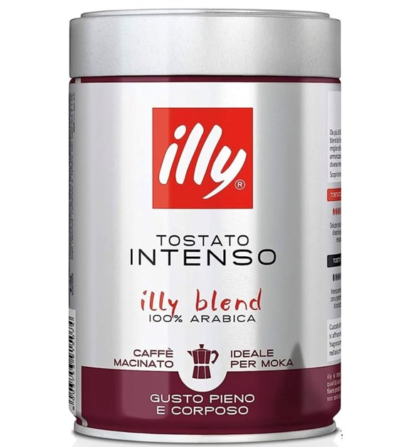 iLLY 250G MOKA INTENSO CZERWONA M/12
