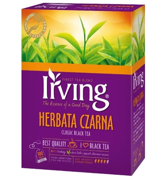 IRVING 100T HERBATA CZARNA /8