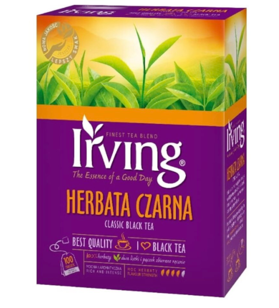 IRVING 100T HERBATA CZARNA /8