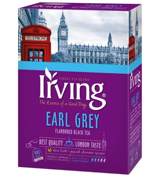 IRVING 100T HERBATA EARL GREY /8
