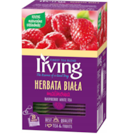 IRVING 20T HERBATA BIAŁA MALINOWA /12