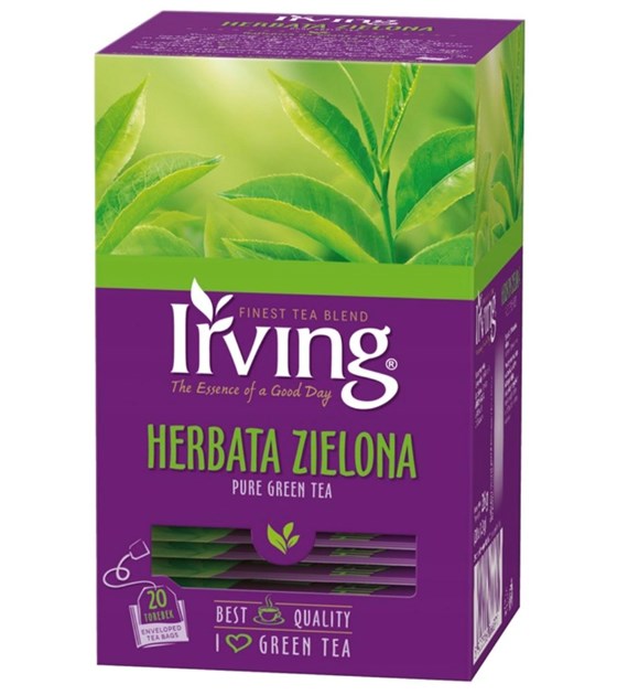 IRVING 20T HERBATA ZIELONA /12