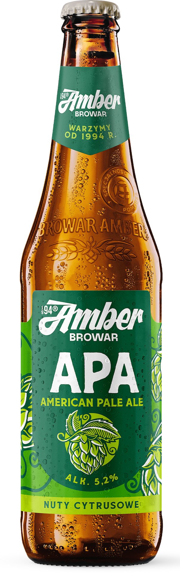 AMBER apa -  500 ml bezzwrotna
