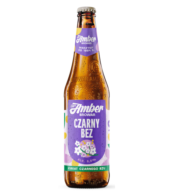 AMBER czarny bez- 500 ml bezzwrotna