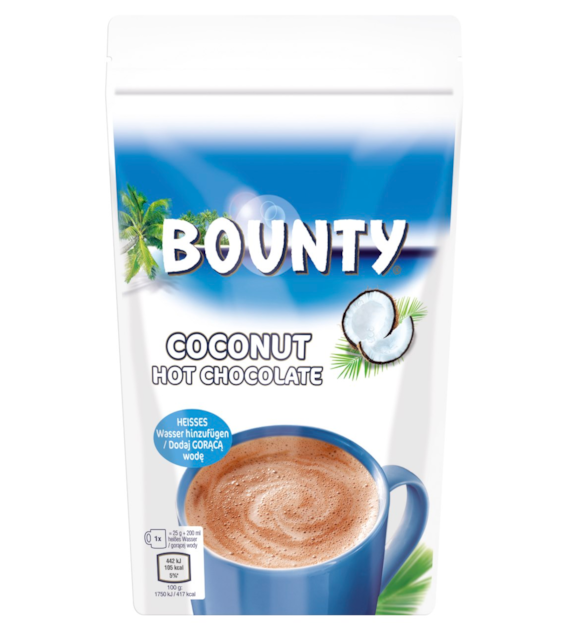 MARS 140G BOUNTY HOT CHOCOLATE /6