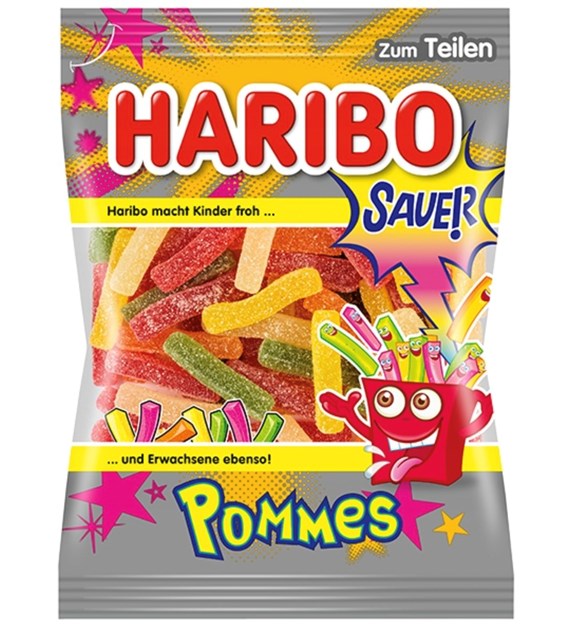 HARIBO 175G POMMES SAUER /16