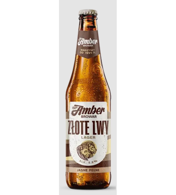 AMBER złote lwy - 500 ml bezzwrotna