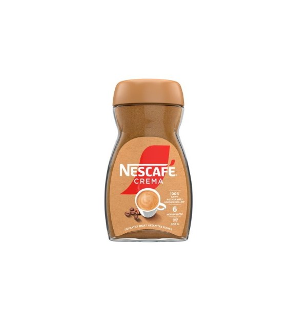 NESCAFE 200G CREMA SŁOIK R/6