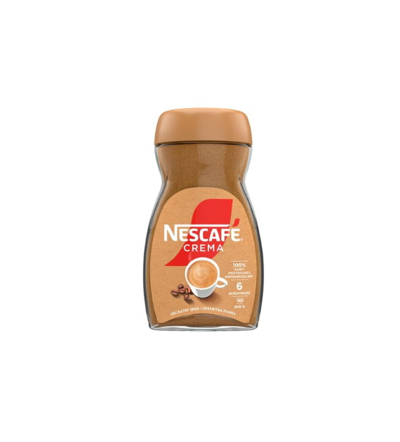 NESCAFE 200G CREMA SŁOIK R/6