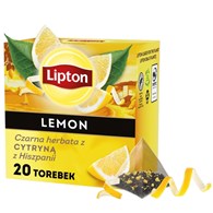 LIPTON 20T HERBATA CZARNA LEMON /12