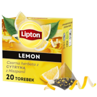 LIPTON 20T HERBATA CZARNA LEMON /12