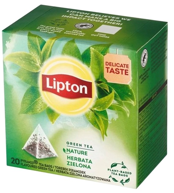 LIPTON 20T HERBATA ZIELONA /12