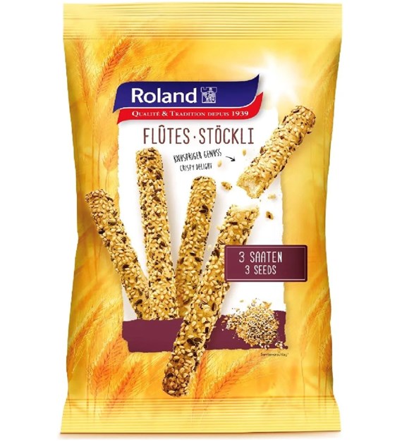 ROLAND 3 SEEDS paluchy sezam,mak, siemie 125g