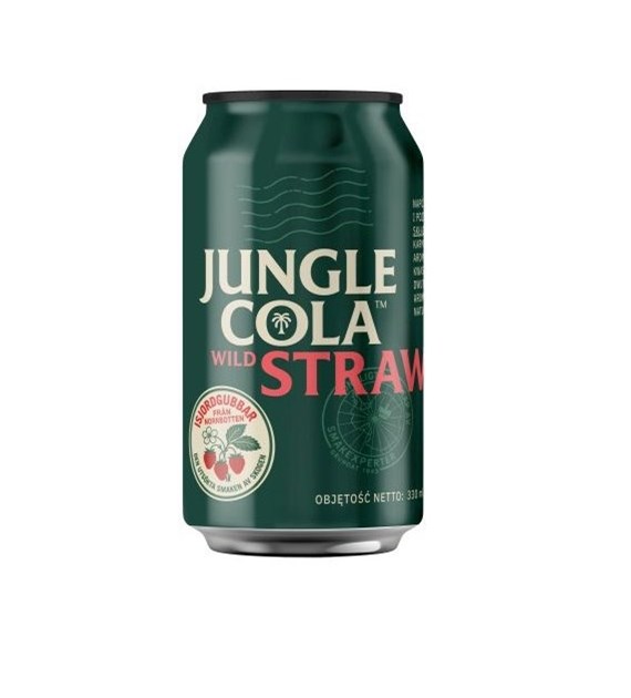 Jungle PUSZKA Cola Poziomka (wil strawberry) 330ml