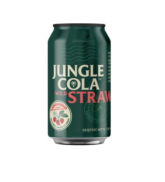 Jungle PUSZKA Cola Poziomka (wil strawberry) 330ml