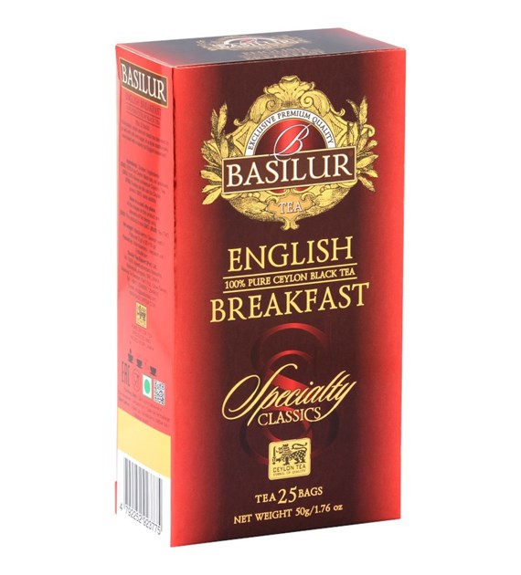 Basilur herb. English Breakfast w saszet. 25x2g 70