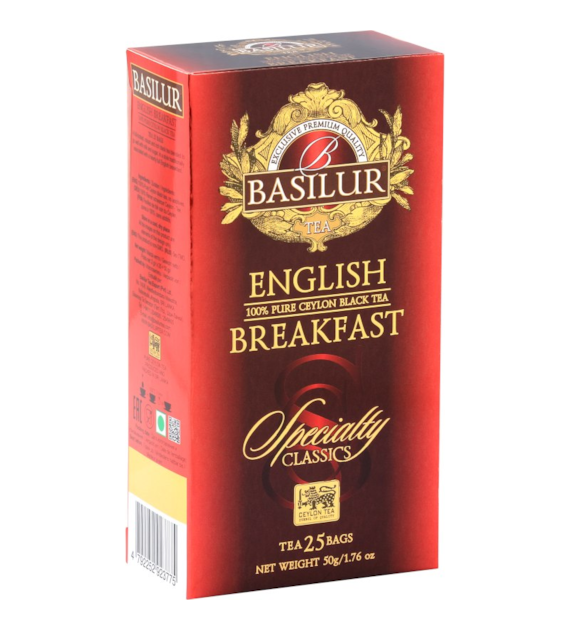 Basilur herb. English Breakfast w saszet. 25x2g 70