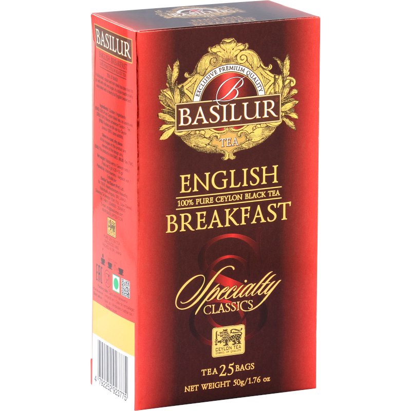Basilur herb. English Breakfast w saszet. 25x2g 70