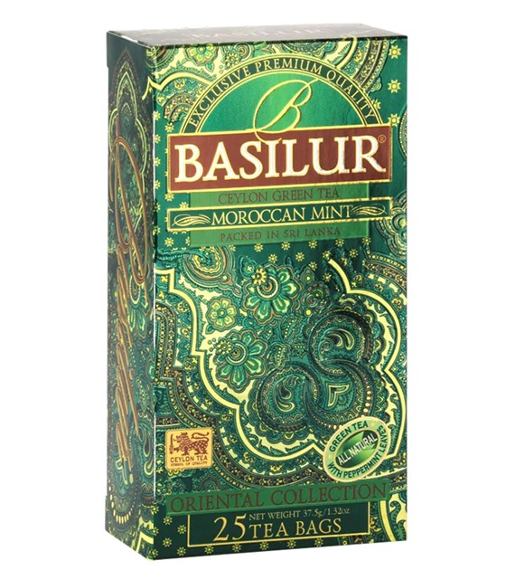 Basilur herb. Moroccan Mint w saszet. 25x2g