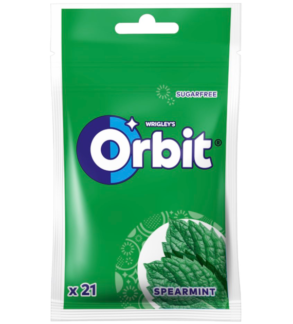 SASZETKA ORBIT guma 29g/21szt spearmint