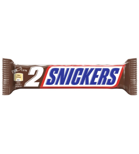 SNICKERS 75G 2-PACK BATON /24