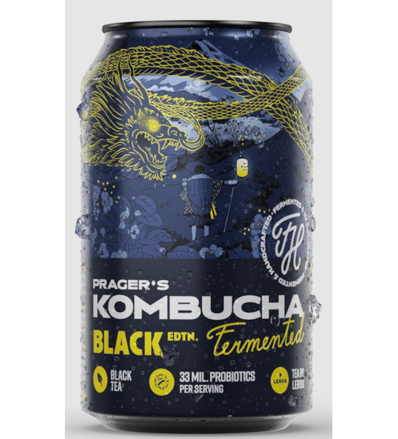 PRAGER'S kombucha black 330 ml