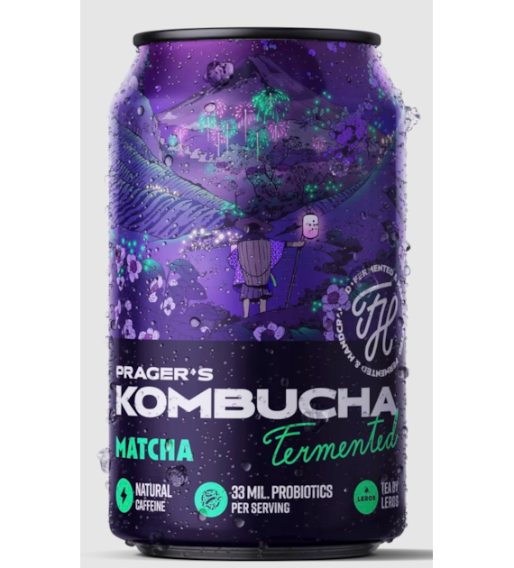 PRAGER'S kombucha matcha 330 ml
