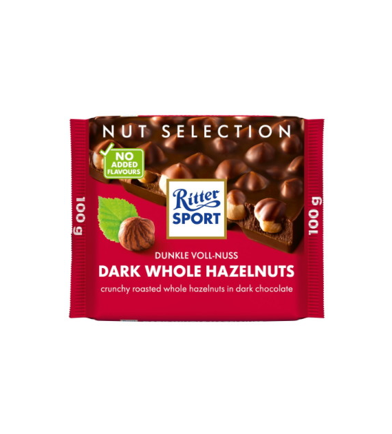 Ritter Sport gorzka z całymi orzechami 100g
