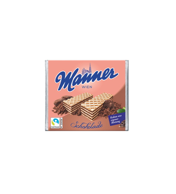 Manner Wafle z kremem czekoladowym 75g