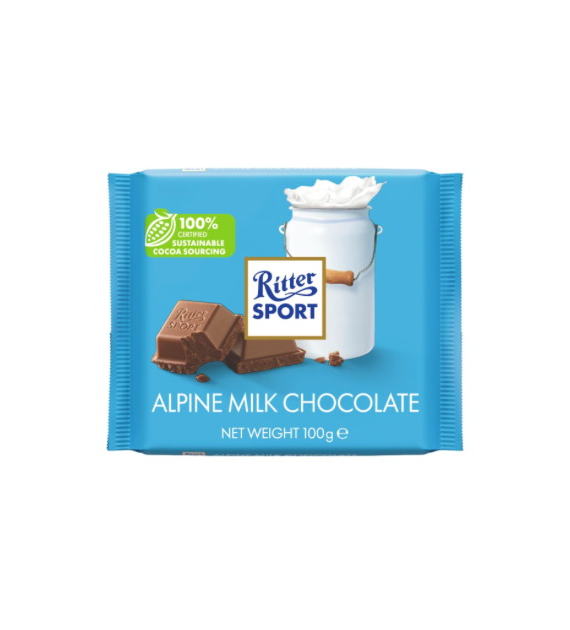 Ritter Sport mleczna alpejska 100g