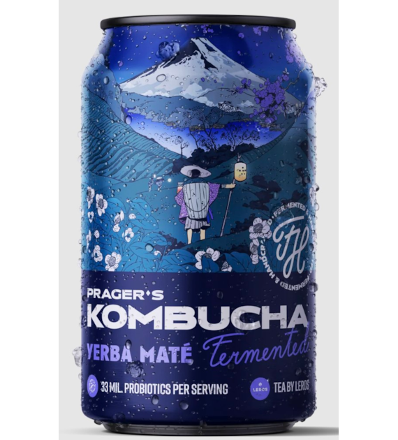 PRAGER'S kombucha yerba mate 330 ml