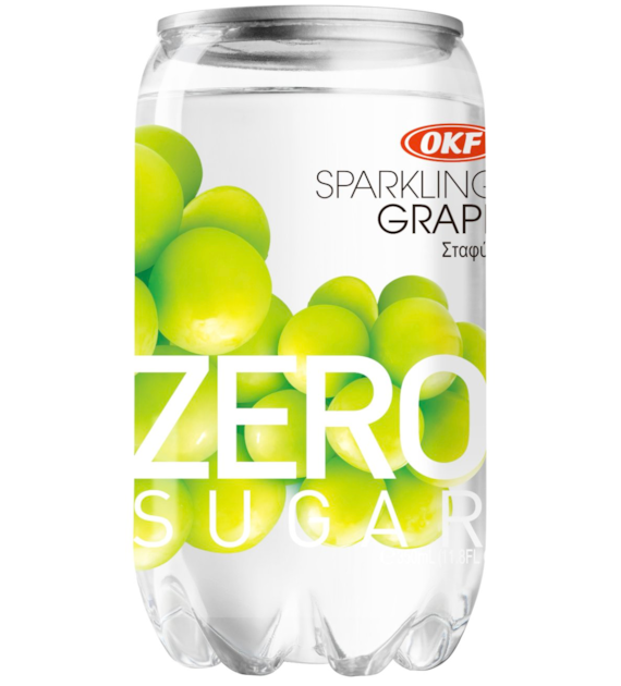 OKF SPARKLING 350ml PETCAN grape zero
