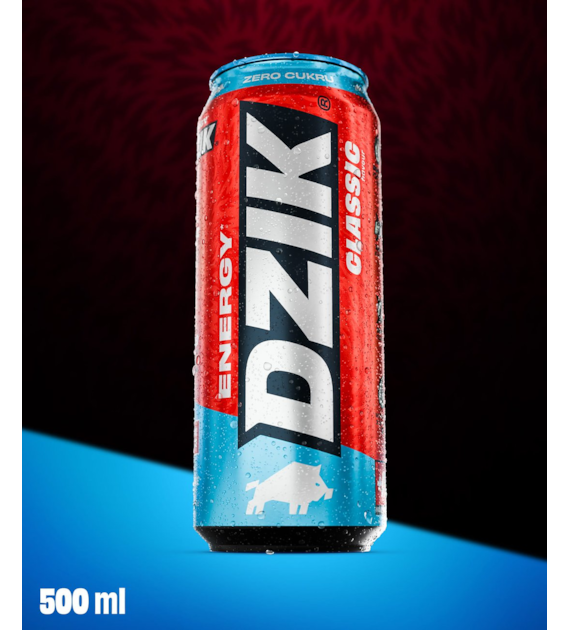 DZIK® ENERGY KLASYK ZERO KALORII K500 ML