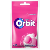 SASZETKA ORBIT guma 29g/21szt  bubblemint