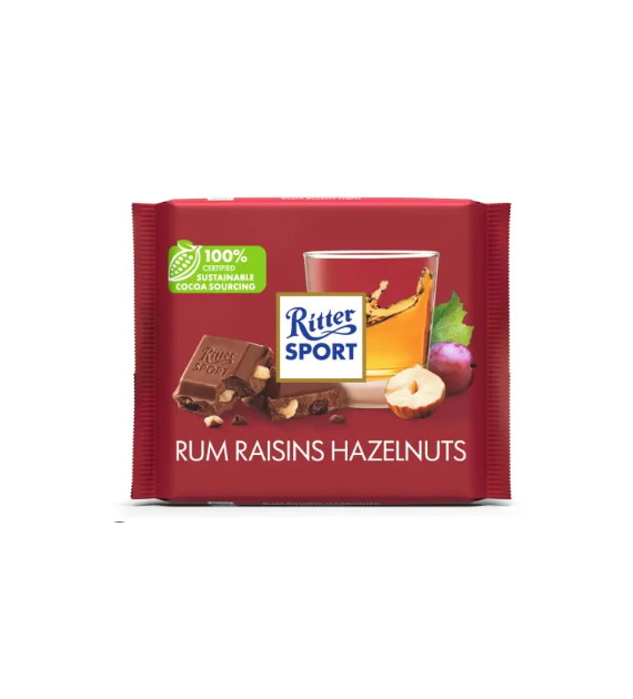 Ritter Sport mleczna rum bakalia 100g /12