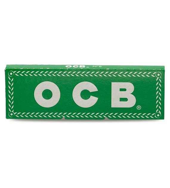 Bibułki OCB No.8 CC (krótkie zielone)