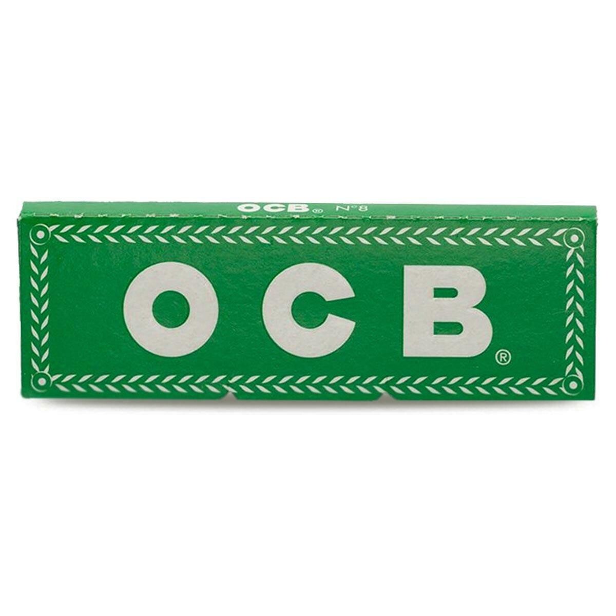 Bibułki OCB No.8 CC (krótkie zielone)